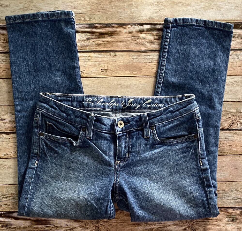 Juicy Couture Womens Size 27 'The Penelope' Blue Skinny Jeans